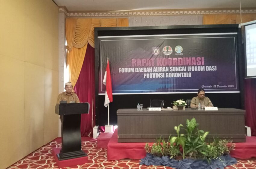  Sutan Rusdi Minta Forum DAS Gorontalo Bantu Pemerintah Perbaiki Masalah Lingkungan