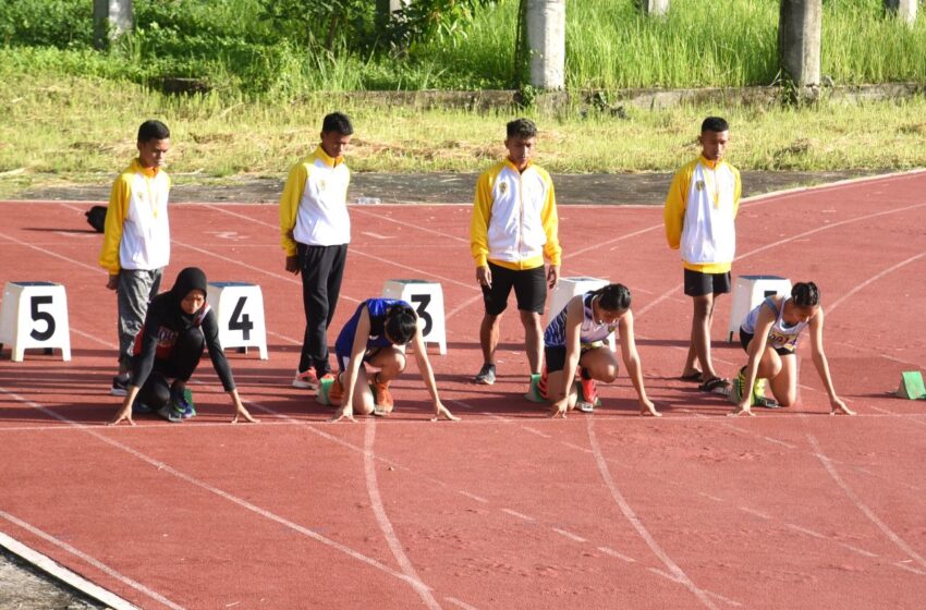  Cabang Atletik Porprov Gorontalo Mulai Dipertandingkan