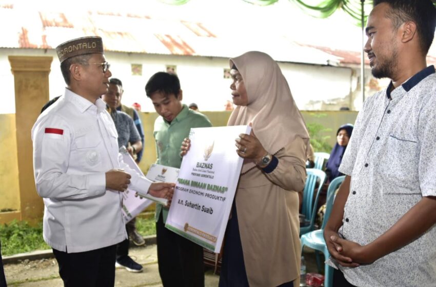  227 Mustahik Terima Zakat Mal Dari Baznas Gorontalo