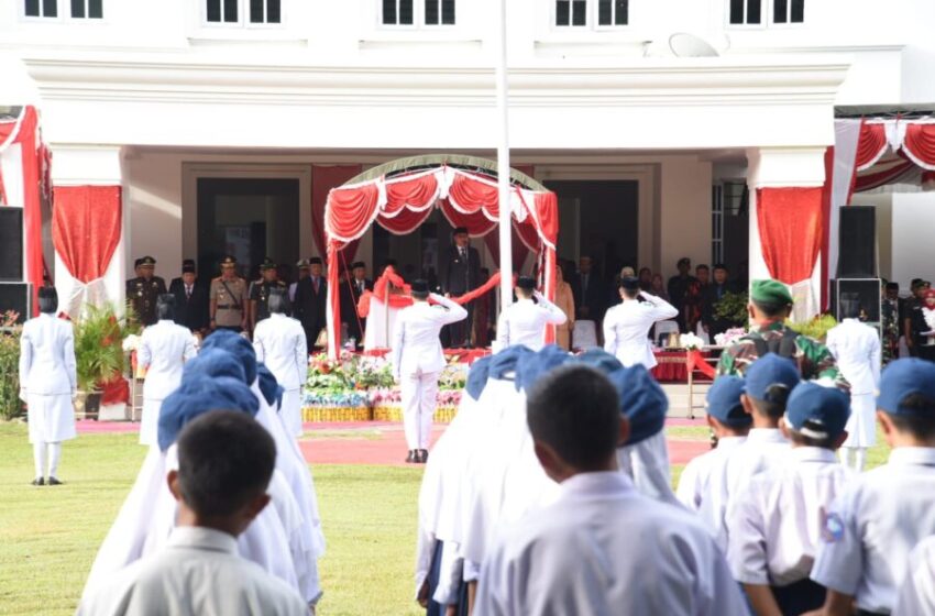  On the 81st Commemoration of Patriotic Day in Gorontalo, the Acting Governor acts as a Ceremony Inspector