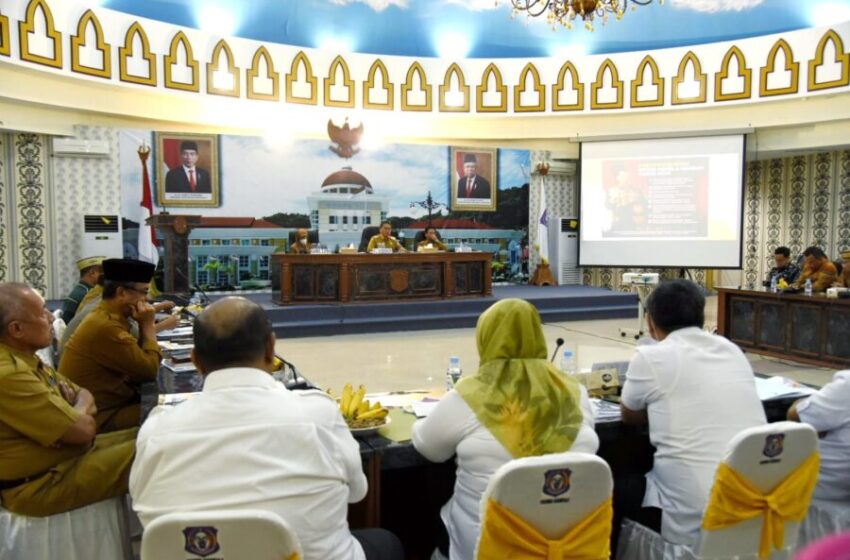  Pemprov Gorontalo Evaluasi Serapan Anggaran Triwulan IV Tahun 2022