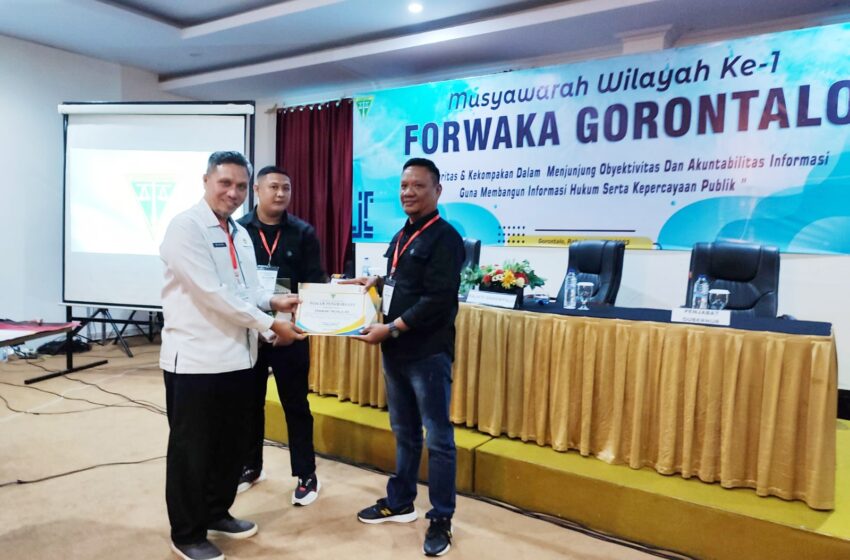  Kadis Kominfotik Sambut Baik Muswil ke-1 Forwaka Gorontalo