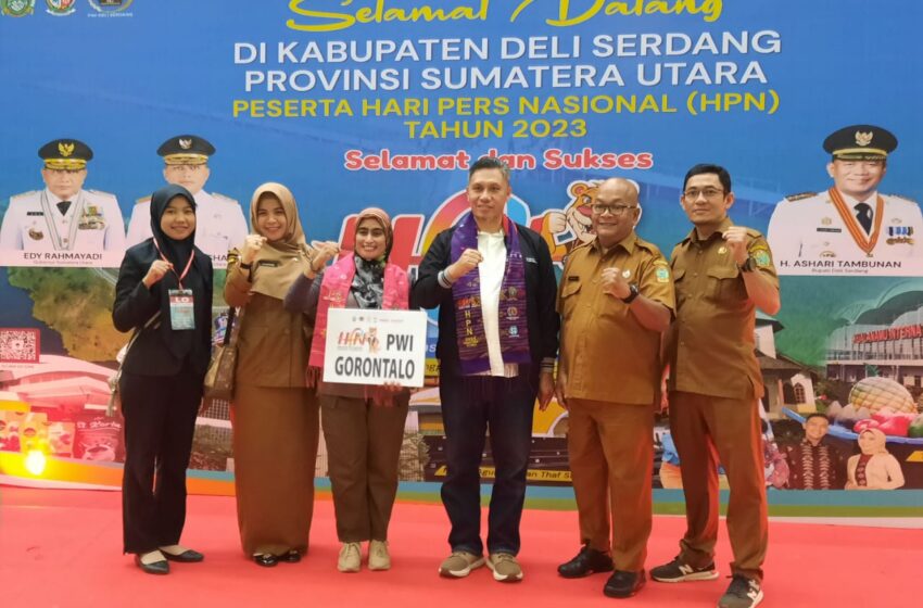  Kadis Kominfotik Pemprov Gorontalo Hadiri HPN 2023 di Sumut