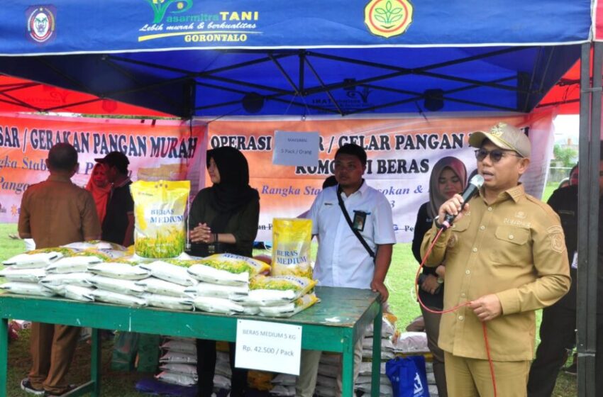  Gelar Pangan Murah Cara Penjagub Gorontalo Tekan Inflasi