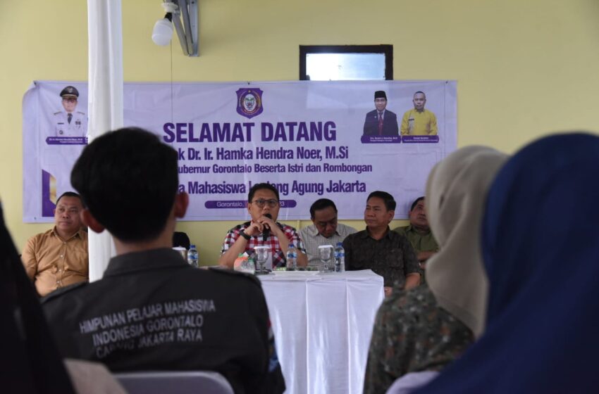  Pesan Penjagub Gorontalo Saat Temui Mahasiswa HPMIG Jakarta