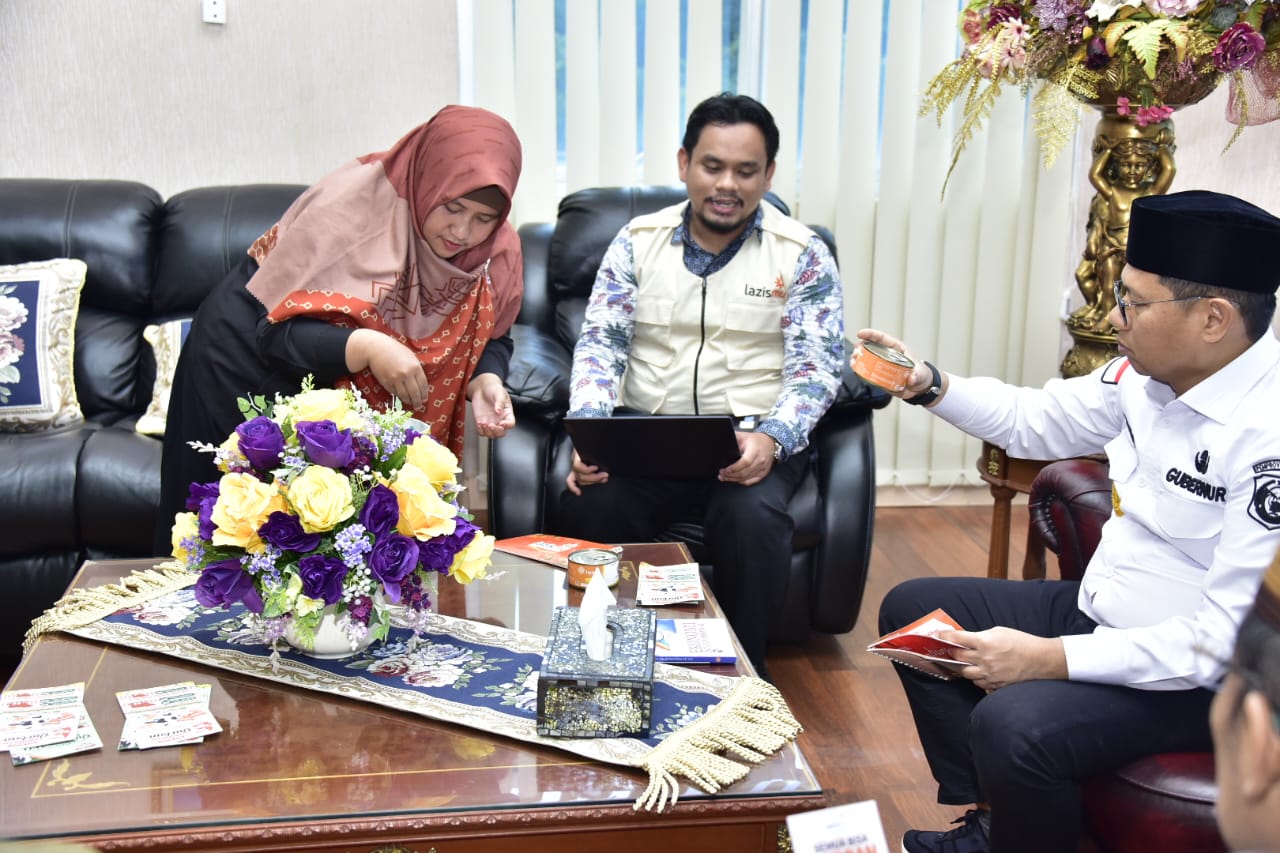  Lazismu Gorontalo Kenalkan Rendangmu ke Penjagub Hamka