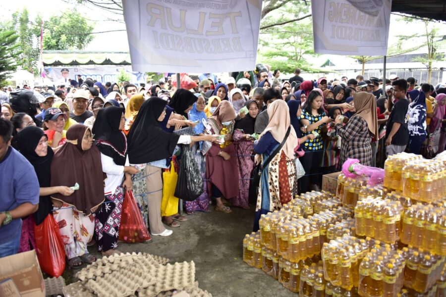  Pasar Murah Sehari Jelang Ramadan di Koteng Diserbu Warga