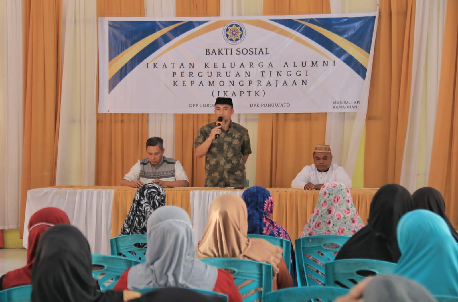  IKAPTK Provinsi Gorontalo dan Pohuwato Berbagi Bersama Warga