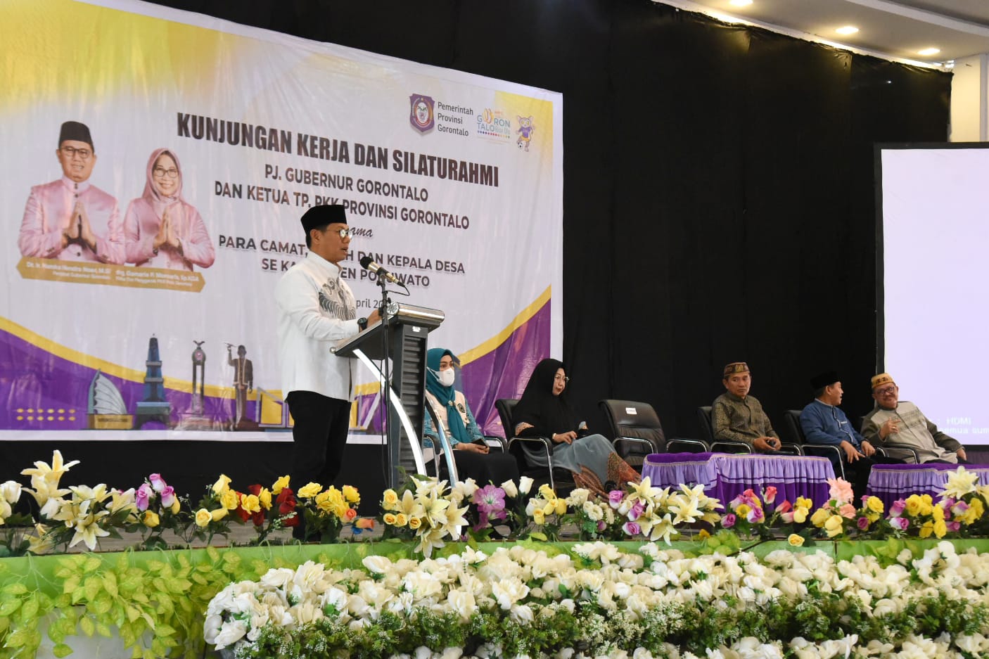  Camat dan Kades se-Pohuwato Silaturahmi dengan Penjagub Gorontalo