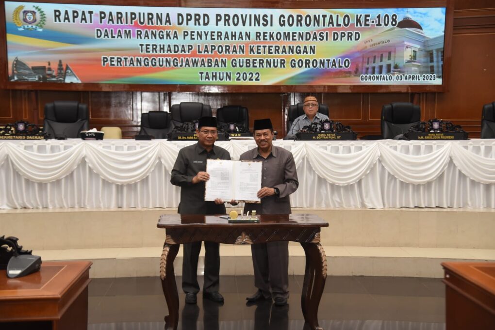  11 Rekomendasi DPRD atas LKPJ Gubernur Gorontalo 2022