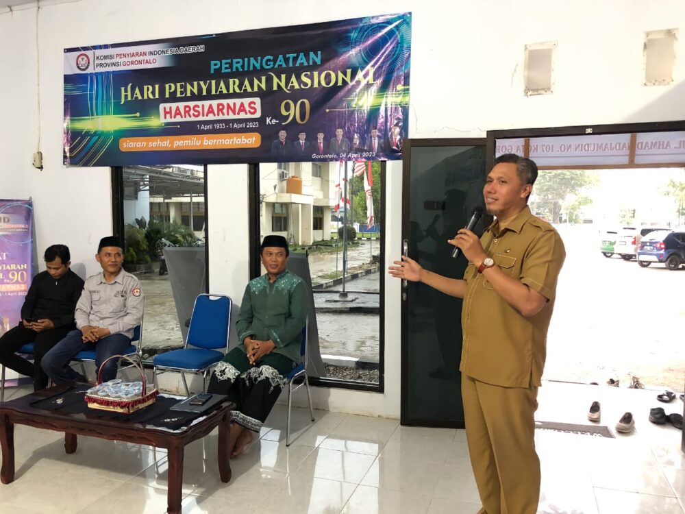  KPID Gorontalo Peringati Harsiarnas ke-90, Kadis Kominfotik Hadir