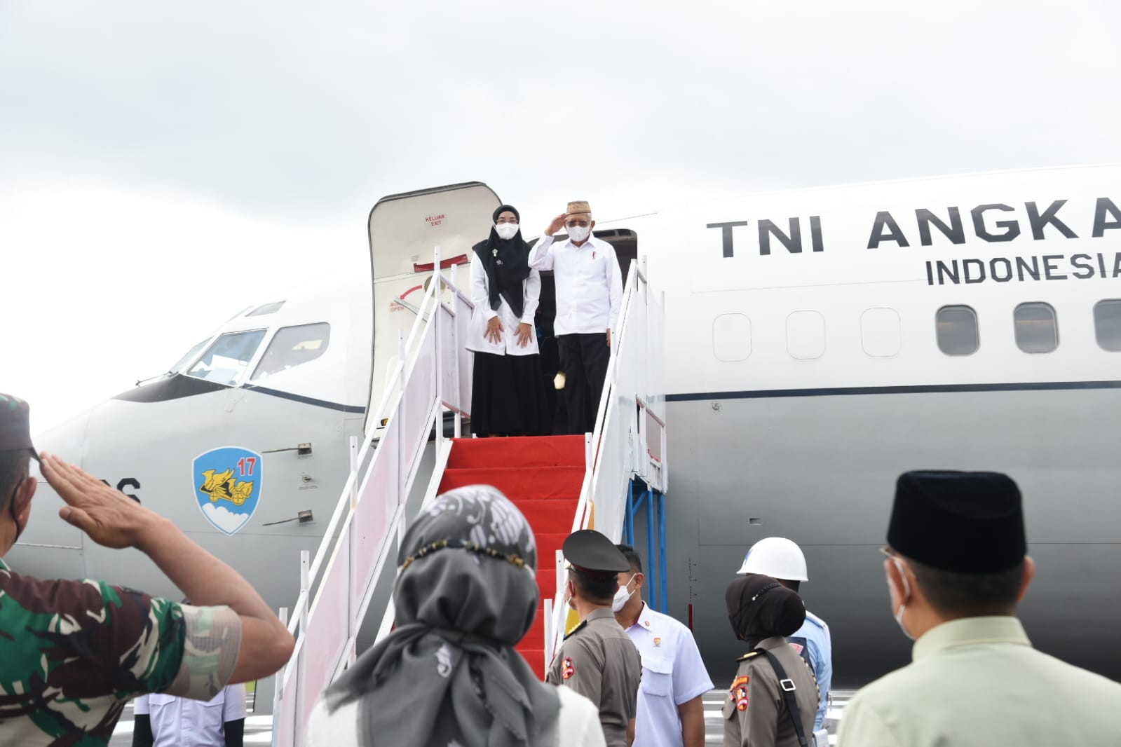  Usai Kunker di Gorontalo, Wapres Bertolak Kembali ke Jakarta 