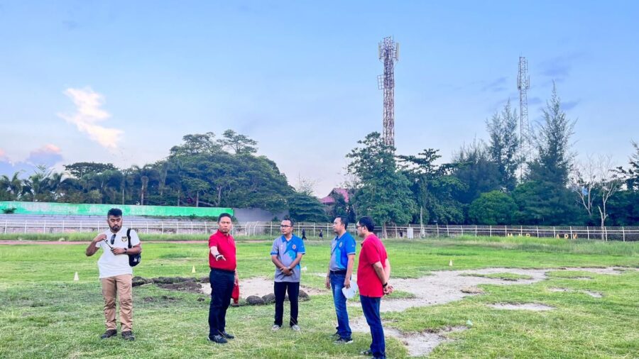  Penjagub Gorontalo Tinjau Lokasi Pelaksanaan Asian Minifootball Championship 