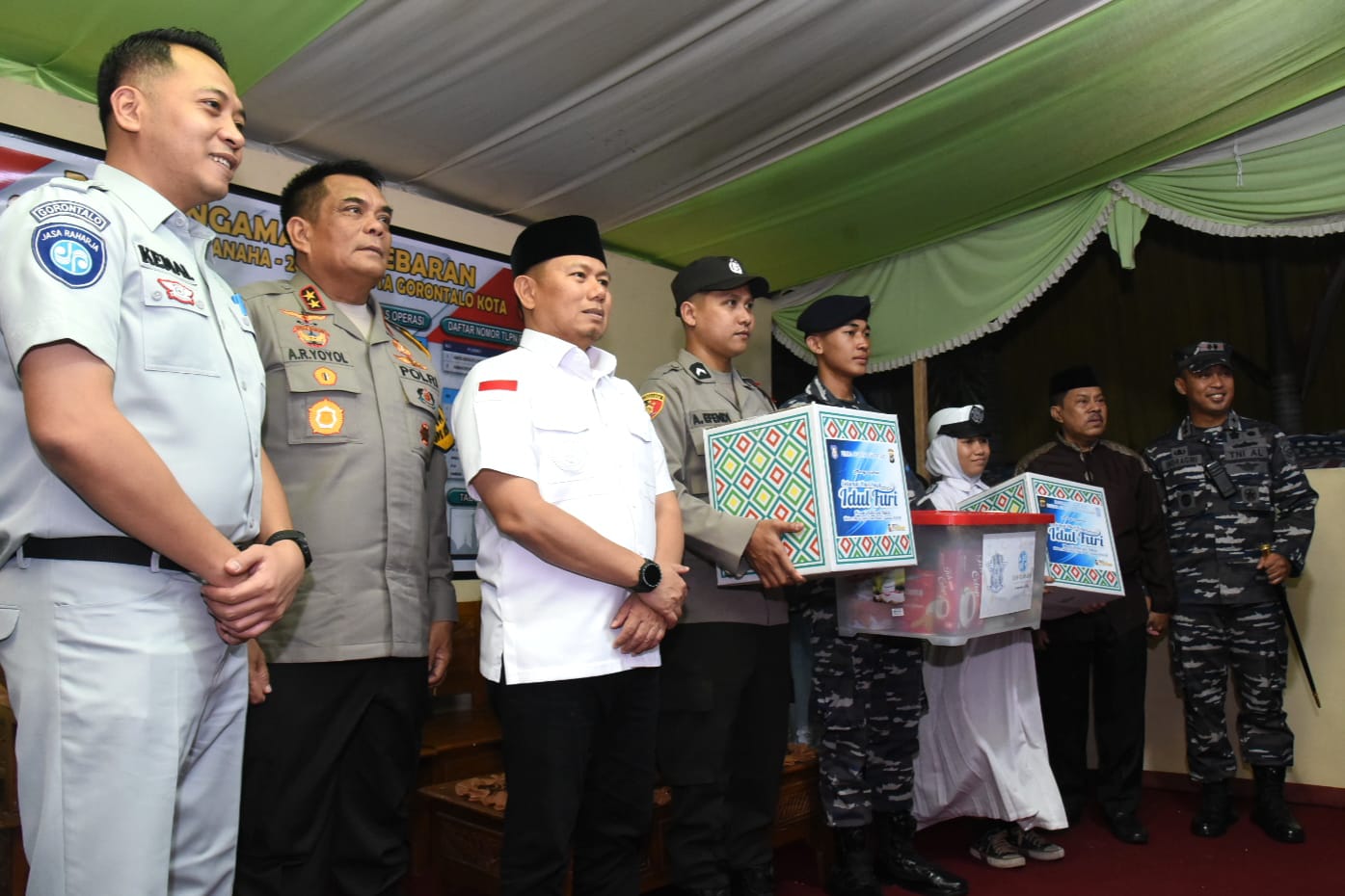  Penjagub Tinjau Pos Pengamanan Operasi Ketupat Otanaha 2023