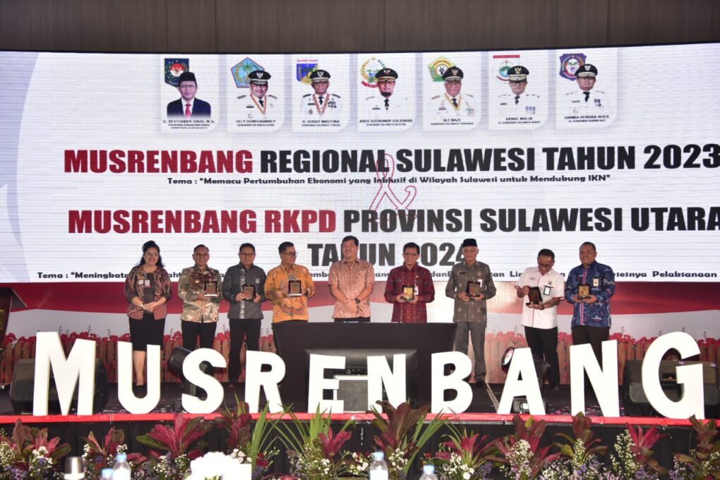  Penjagub Gorontalo Hadiri Musrenbang Regional Sulawesi di Manado