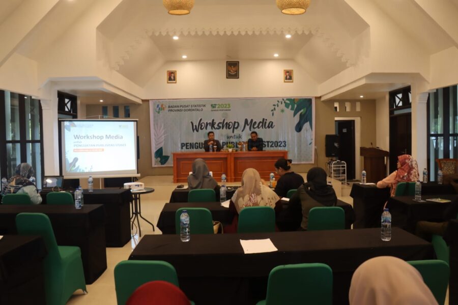  BPS Gorontalo Gelar Workshop Media Sambut Sensus Pertanian 2023   