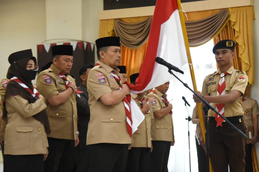  Ismail Pakaya Dilantik Jadi Ketua Mabida Kwarda Gerakan Pramuka Gorontalo 