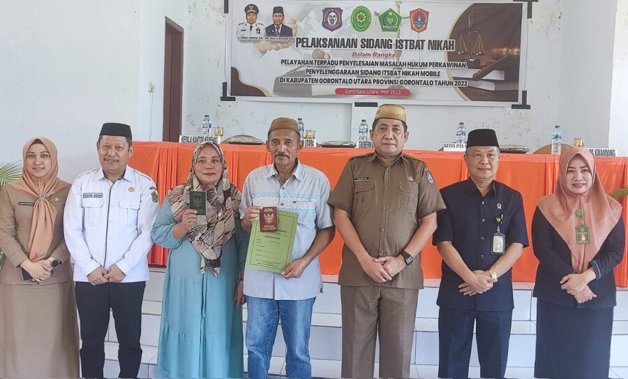  Pemprov Bersama PA Kwandang Gelar Pelayanan Terpadu Sidang Isbat Nikah