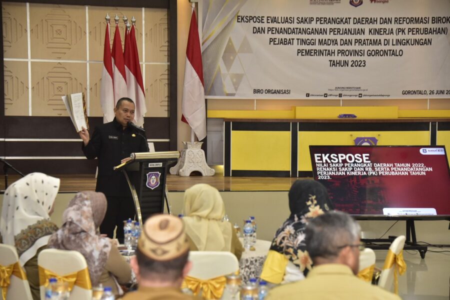  Nilai SAKIP Lima OPD Pemprov Gorontalo Peroleh Predikat A 