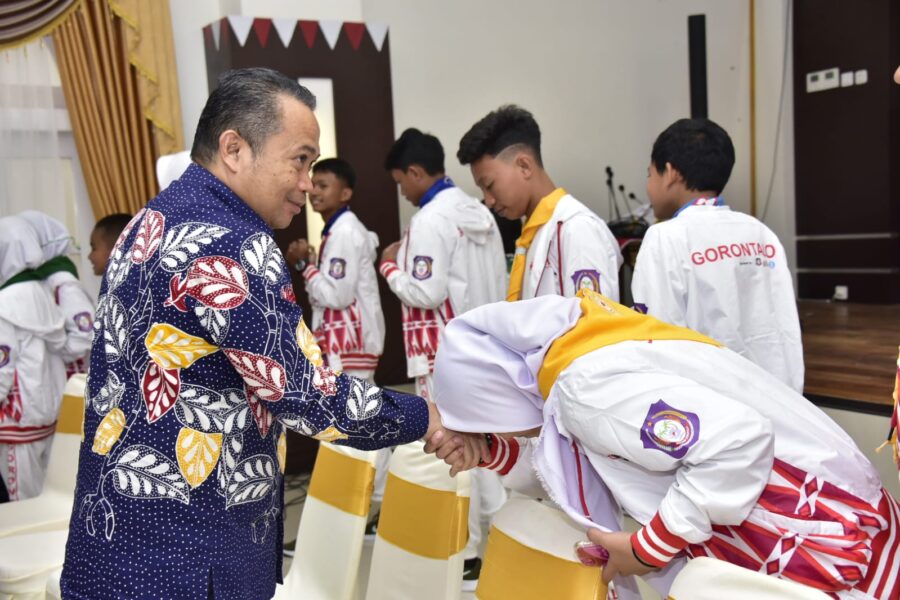  Pesan Khusus Penjagub Untuk Kontingen PMR Gorontalo Ikut Jumbara Nasional