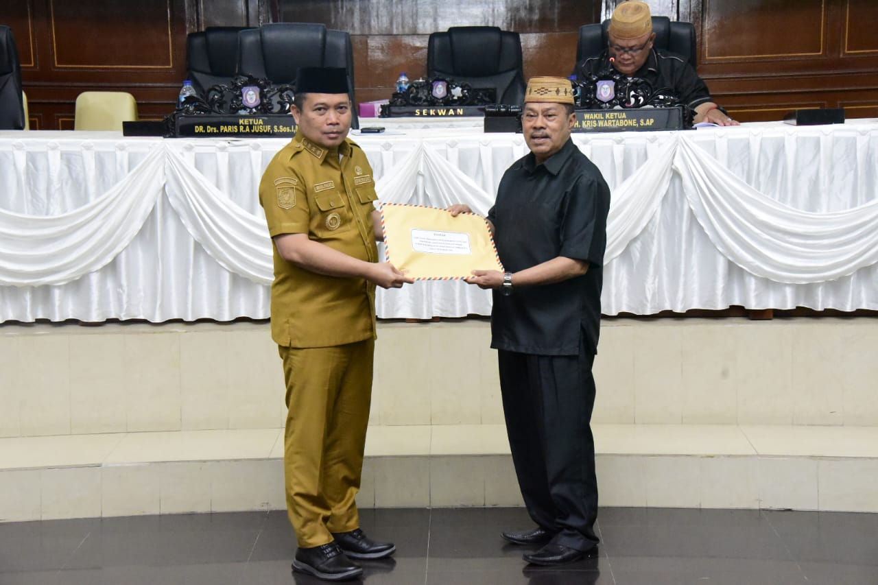  Perubahan KUA-PPAS 2023 Disampaikan ke DPRD Provinsi Gorontalo