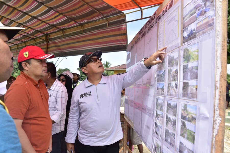  Penjagub Gorontalo Tinjau Beberapa Infrastruktur di Boalemo dan Pohuwato    