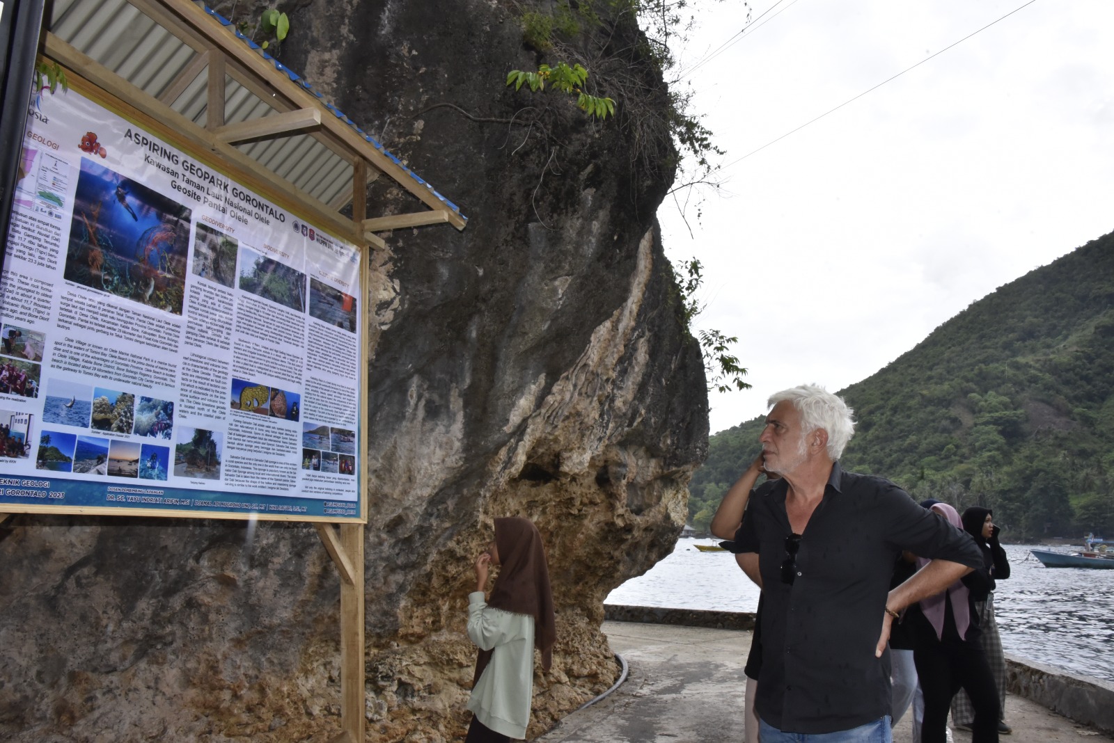  Sejumlah Geosite di Bone Bolango Ditinjau Sekjen GGN