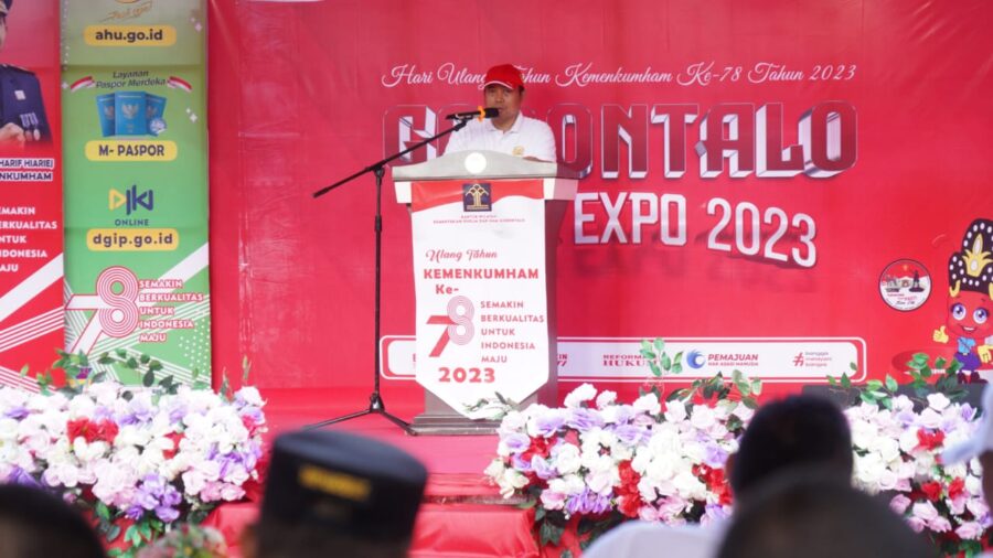  Penjagub Gorontalo Sebut Legal Expo 2023 Wujud Pelayanan Kelas Dunia