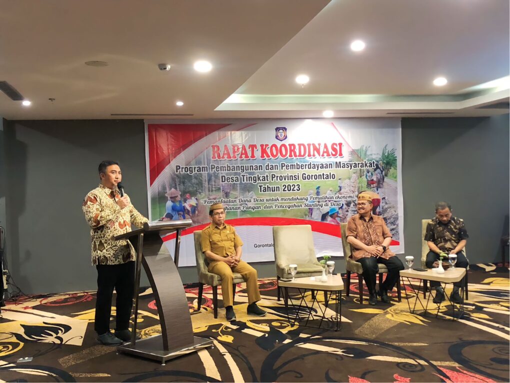  IDM Gorontalo 2023 Naik, Tersisa Tiga Desa Berstatus Tertinggal