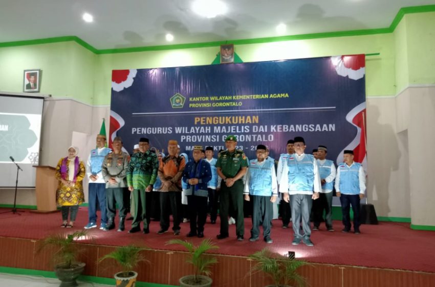  Pengurus Wilayah MDK Provinsi Gorontalo Dikukuhkan