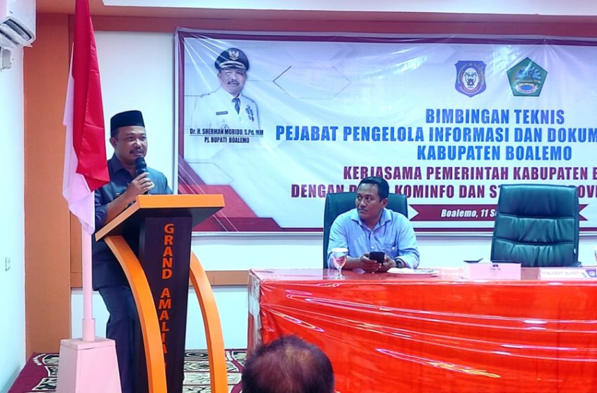  Tutup Bimtek PPID, Begini Pesan Penjabup Boalemo