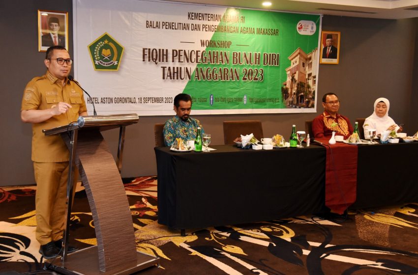  Workshop Fiqih, Kolaborasi Cegah Fenomena Bunuh Diri di Gorontalo