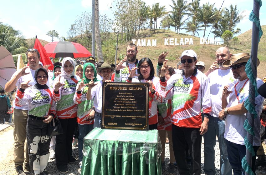  Lahan Taman Kelapa Dunia di Gorontalo Diharapkan Capai 5.000 Hektar