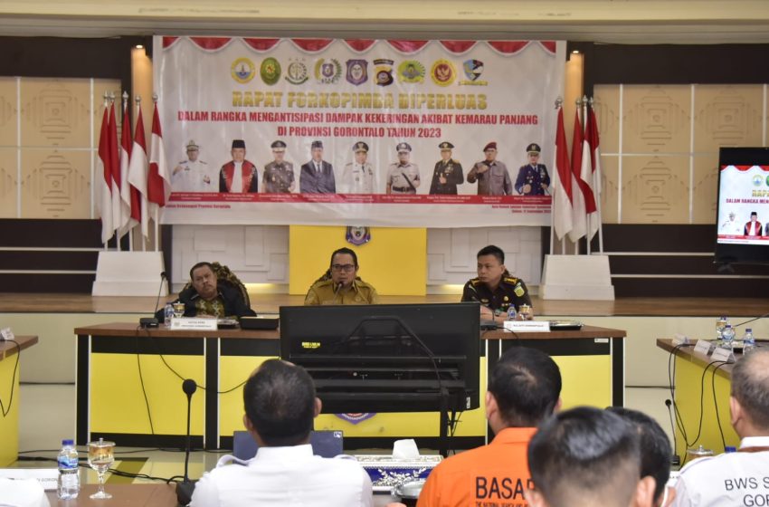  Provinsi Gorontalo Status Siaga Darurat Kekeringan dan Karhutla