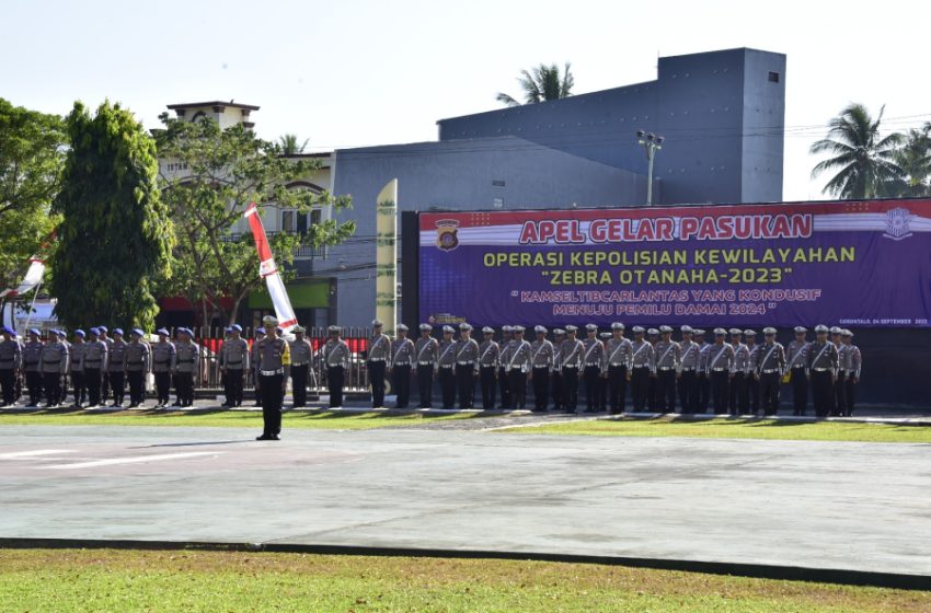  Operasi Zebra Otanaha Dimulai, Digelar Selama 14 Hari