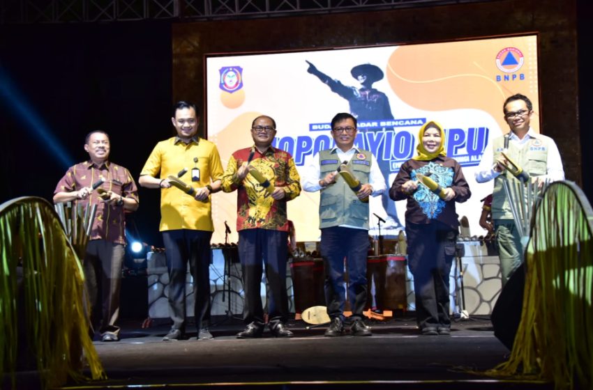  BNPB Gelar Budaya Sadar Bencana di Gorontalo 