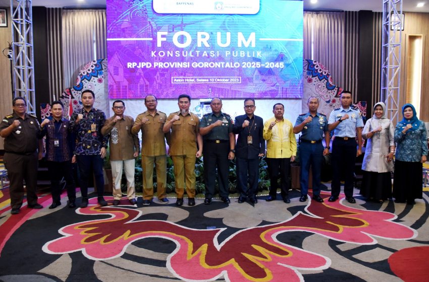  Pemprov Gorontalo Gelar Forum Konsultasi Publik RPJPD