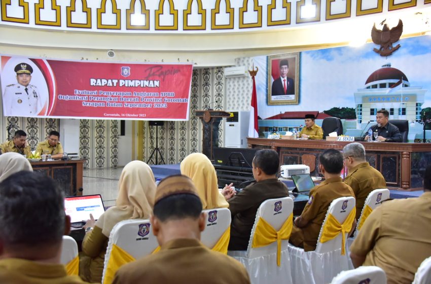  Penjagub Ismail Tekankan Inisiatif Pimpinan OPD Pemprov Gorontalo