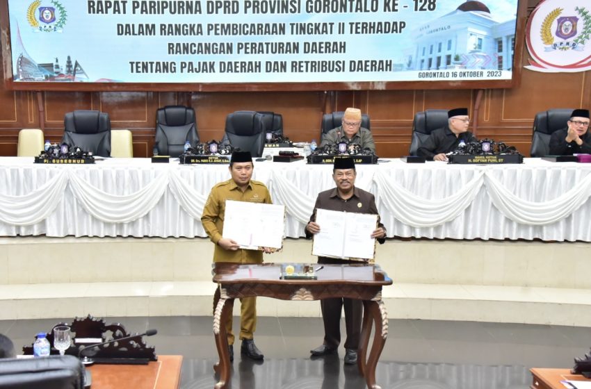  DPRD Dorong Pemprov Gorontalo Bentuk Dinas Pendapatan Daerah