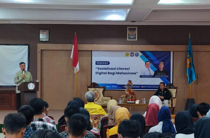  Diskominfotik Sosialisasi Literasi Digital di Universitas Gorontalo