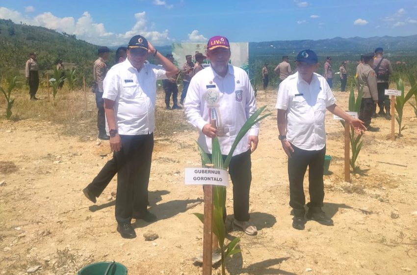  Penjabat Sekdaprov Gorontalo Apresiasi Gerakan penanaman 10 juta pohon