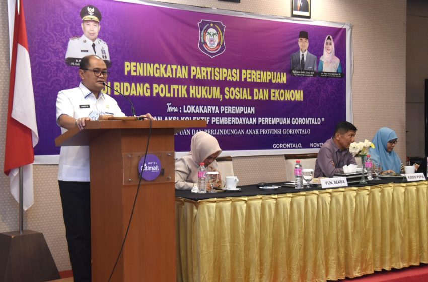  Dinas P2PA Gorontalo Tingkatkan Kapasitas Perempuan Dalam Partisipasi Politik