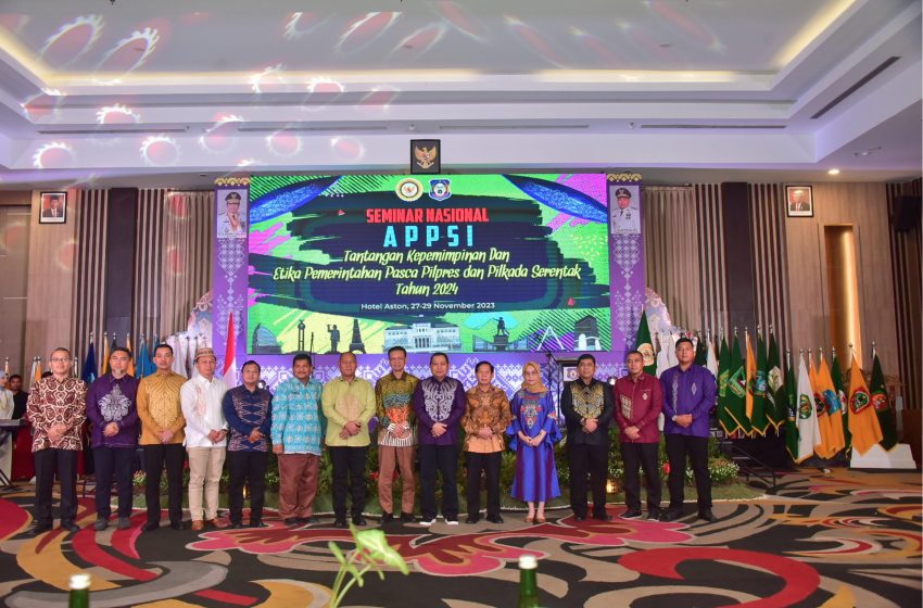  Buka Seminar APPSI, Penjagub Ismail Kenalkan Falsafah dan Wisata Gorontalo