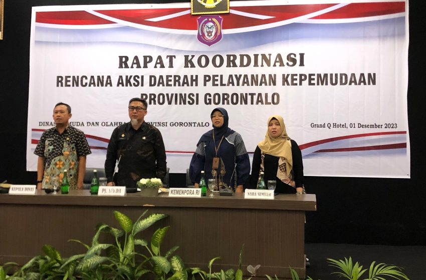  Gelar Rakor Penyusunan RAD, Kadispora Minta Perhatikan Lima Domain IPP   