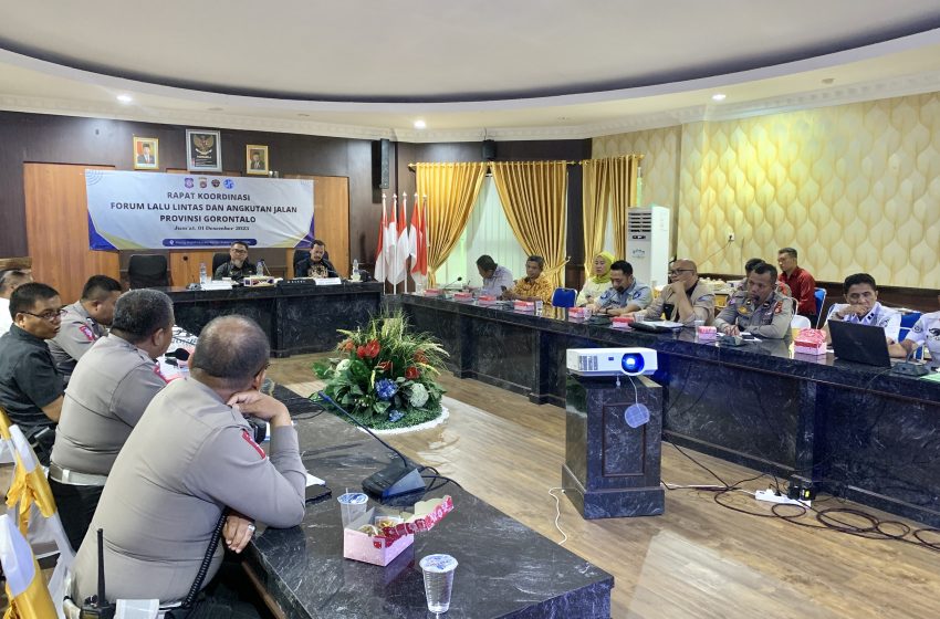  Forum LLAJ Gorontalo Gelar Rakor Tertibkan Kenderaan Plat Kuning