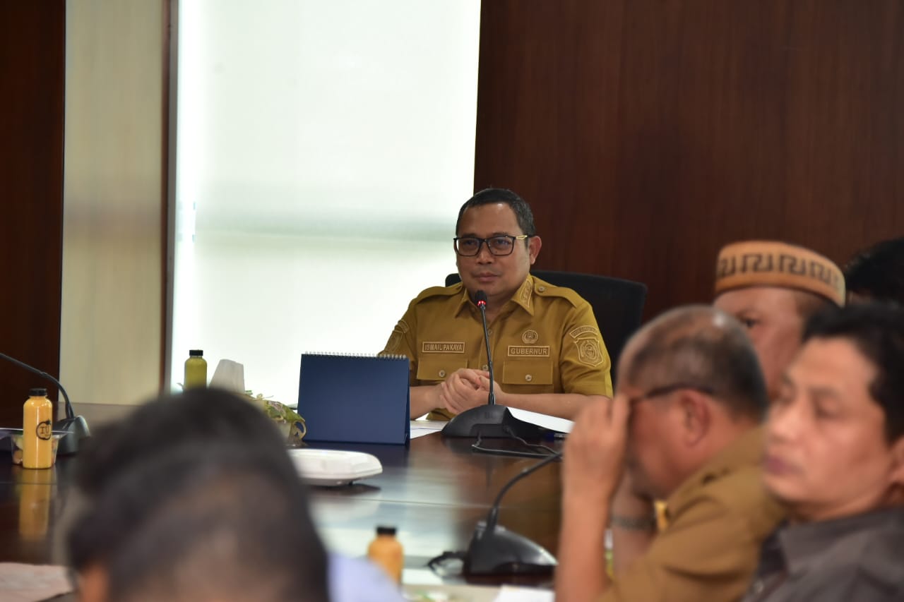  Penjagub Ismail Atensi Melonjaknya Inflasi Gorontalo Periode Desember 