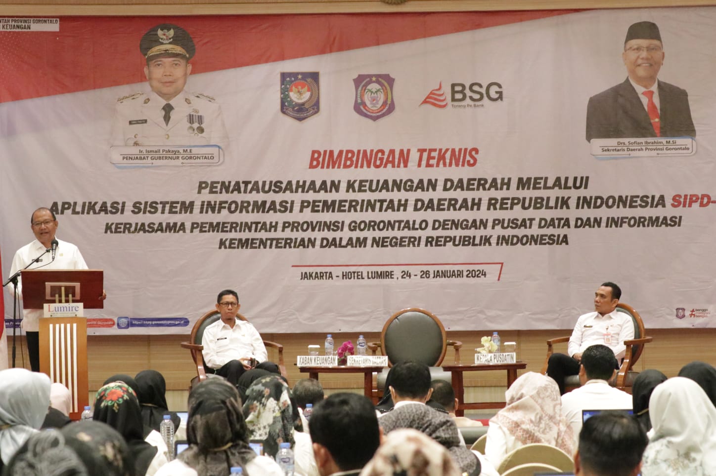  Pemprov Gorontalo dan Pusdatin Kemendagri Gelar Bimtek Aplikasi SIPD-RI