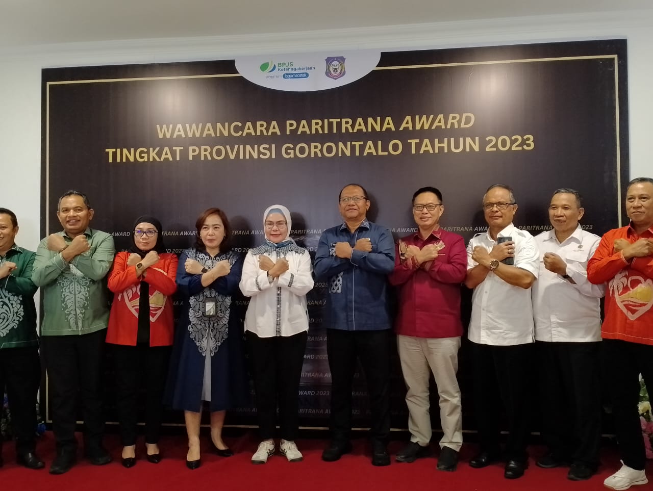  Sekdaprov Hadiri Finalisasi Wawancara Penilaian Paritrana Award 2023   