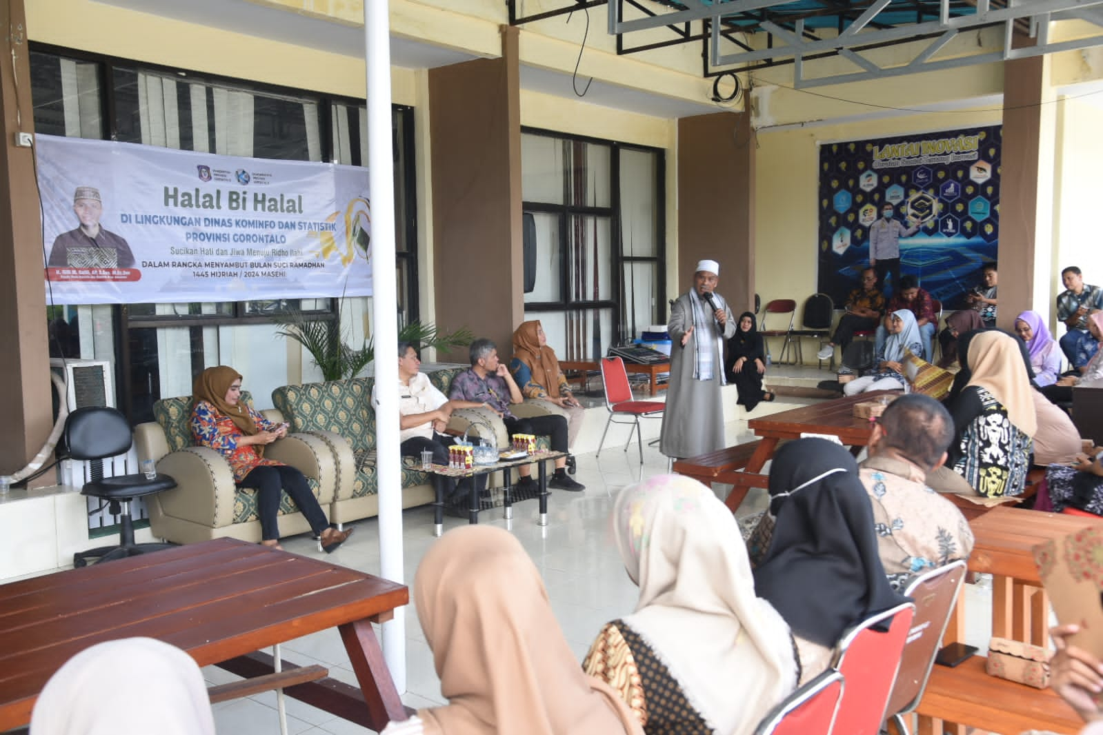  Diskominfotik Gorontalo Gelar Halalbihalal Sambut Ramadan   