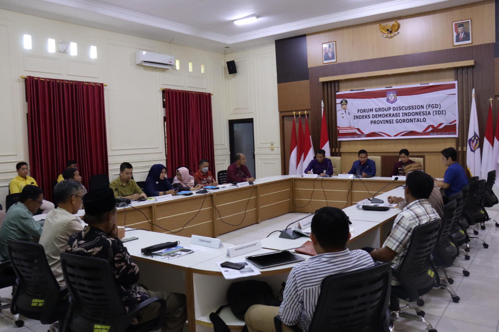  Kesbangpol Gorontalo Gelar DGT Pengukuran IDI 2023   